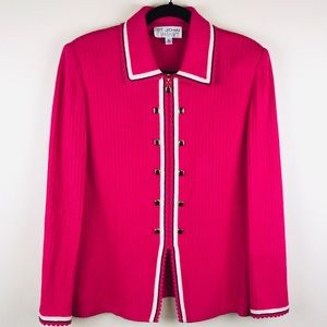 St. John Collection Zipped Cardigan